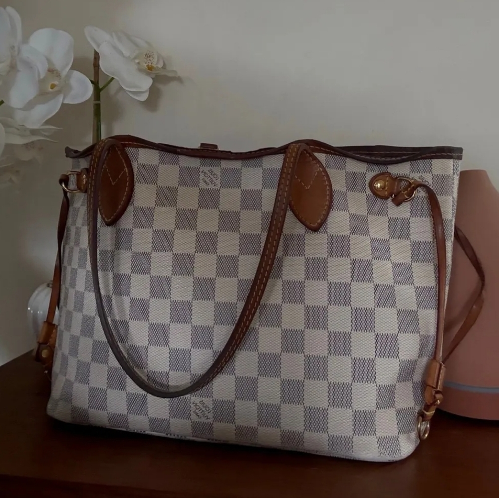 Louis Vuitton Damier Azur Neverfull Pm